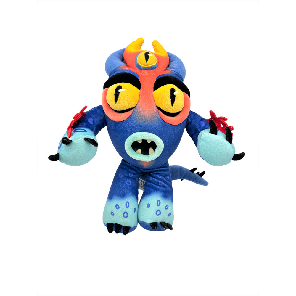 Disney Parks Big Hero 6 Blue Fredzilla Fred 3 Eyes Monster Toy Doll Plush 14"